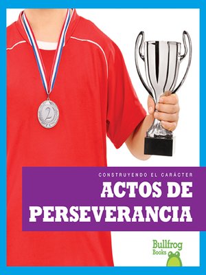 cover image of Actos de perseverancia (Showing Perseverance)